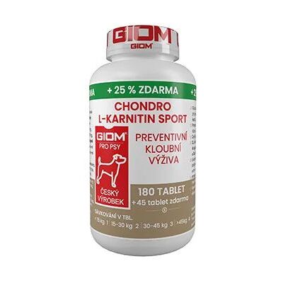 ZWILLING s.r.o. Giom Giom S pes Chondro L-karnitin SPORT 180 tbl+25% zdarma ZWILLING s.r.o. Giom Giom S pes Chondro L-karnitin SPORT 180 tbl+25% zdarma