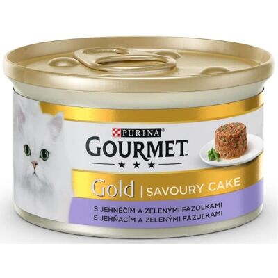 Konzerva GOURMET Gold Sav.Cake jehněčí a faozlky 24 x 85g Konzerva GOURMET Gold Sav.Cake jehněčí a faozlky 24 x 85g