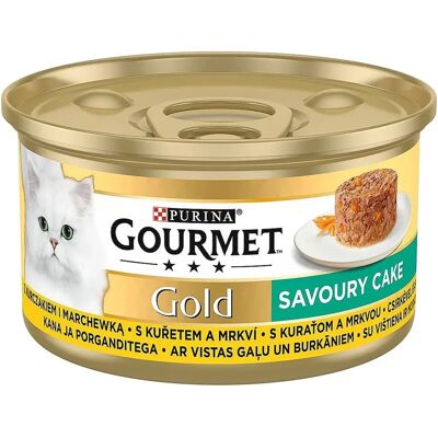 Konzerva GOURMET Gold Sav.Cake kuřecí a mrkev 24 x 85g Konzerva GOURMET Gold Sav.Cake kuřecí a mrkev 24 x 85g