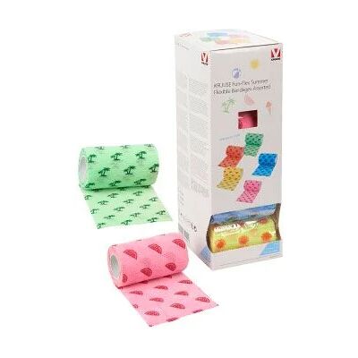 KRUUSE Obinadlo elast. Fun-Flex 10cmx4,5m, Summer mix 10ks KRUUSE Obinadlo elast. Fun-Flex 10cmx4,5m, Summer mix 10ks