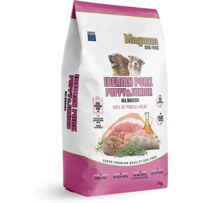 Magnum dog food Magnum Iberian Pork Puppy & Junior 3kg Magnum dog food Magnum Iberian Pork Puppy & Junior 3kg