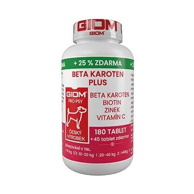 ZWILLING s.r.o. Giom Giom S pes Beta-karoten plus 180 tbl+25% zdarma ZWILLING s.r.o. Giom Giom S pes Beta-karoten plus 180 tbl+25% zdarma