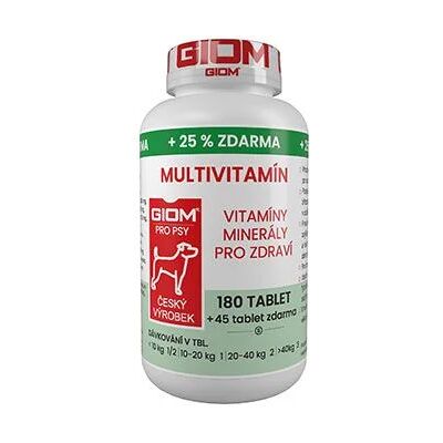 ZWILLING s.r.o. Giom Giom S pes Multivitamín 180 tbl+25% zdarma ZWILLING s.r.o. Giom Giom S pes Multivitamín 180 tbl+25% zdarma