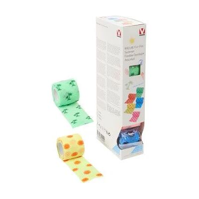 KRUUSE Obinadlo elast. Fun-Flex 5cmx4,5m, Summer mix 10ks KRUUSE Obinadlo elast. Fun-Flex 5cmx4,5m, Summer mix 10ks