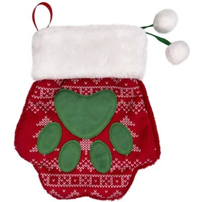 Hračka vánoč. KONG Holiday Stocking Paw L Hračka vánoč. KONG Holiday Stocking Paw L