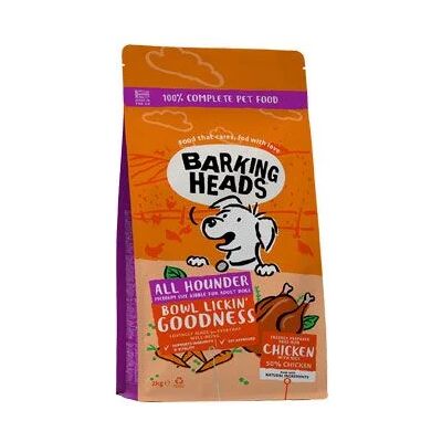 Pet Food (UK) Ltd BARKING HEADS All Hounder Bowl Lickin Good Chick 2kg Pet Food (UK) Ltd BARKING HEADS All Hounder Bowl Lickin Good Chick 2kg