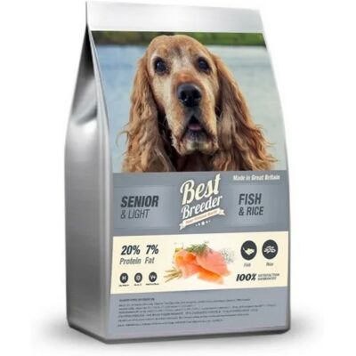 Best Breeder Senior / Light Fish & Rice 12 kg Best Breeder Senior / Light Fish & Rice 12 kg