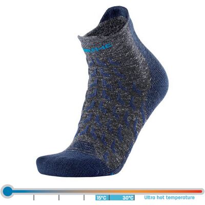 Therm-ic Trekking UltraCool Linen Ankle Grey/Navy 35-38 Therm-ic Trekking UltraCool Linen Ankle Grey/Navy 35-38