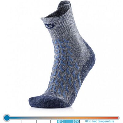 Therm-ic Trekking UltraCool Linen Crew Lady Grey/Blue 39-40 Therm-ic Trekking UltraCool Linen Crew Lady Grey/Blue 39-40