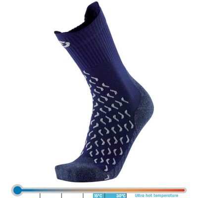 Therm-ic Outdoor UltraCool Crew Blue/White 35-38 Therm-ic Outdoor UltraCool Crew Blue/White 35-38
