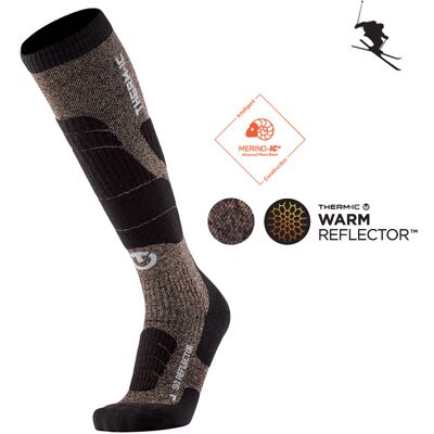 Therm-ic Ski Merino Reflector Unisex 45-47 Therm-ic Ski Merino Reflector Unisex 45-47