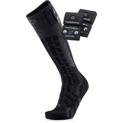 Therm-ic Ultra Warm Comfort S.E.T ponožky na lyže - černá / šedá - 45-47 Therm-ic Ultra Warm Comfort S.E.T ponožky na lyže - černá / šedá - 45-47