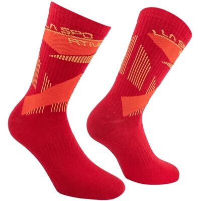Ponožky La Sportiva Outdoor Fun Socks Redwood/Mountain Red 47-48 Ponožky La Sportiva Outdoor Fun Socks Redwood/Mountain Red 47-48