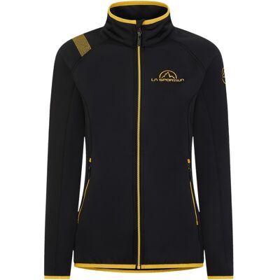 Dámská mikina na zip La Sportiva Promo Fleece Woman Black/Yellow XS Dámská mikina na zip La Sportiva Promo Fleece Woman Black/Yellow XS