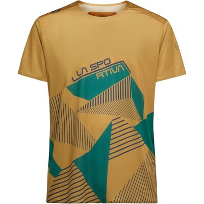 Tričko La Sportiva Comp T-Shirt M Savana/Jungle L Tričko La Sportiva Comp T-Shirt M Savana/Jungle L
