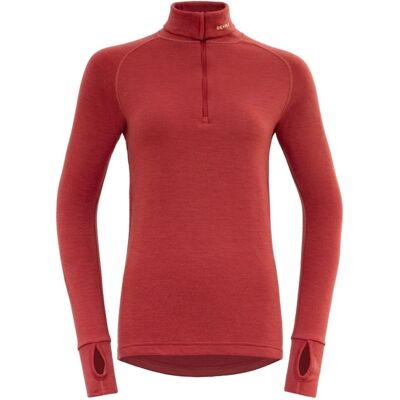Funkční tričko DEVOLD Expedition Merino 235 Zip Shirt W beauty S Funkční tričko DEVOLD Expedition Merino 235 Zip Shirt W beauty S