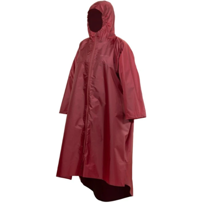 Pončo Trekmates Deluxe Poncho Zip červená Pončo Trekmates Deluxe Poncho Zip červená