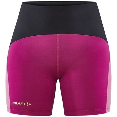 Kraťasy CRAFT PRO Hypervent Short W černá s růžovou XS Kraťasy CRAFT PRO Hypervent Short W černá s růžovou XS