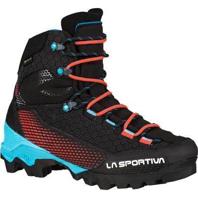 La Sportiva AEQUILIBRIUM ST WOMAN GTX - Turistické boty - Černá Růžová La Sportiva AEQUILIBRIUM ST WOMAN GTX - Turistické boty - Černá Růžová