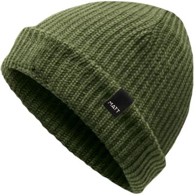 Čepice Matt KNIT MATTSTYLE khaki Čepice Matt KNIT MATTSTYLE khaki