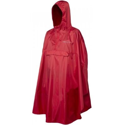 Pláštěnka Trekmates Rove Poncho červená Pláštěnka Trekmates Rove Poncho červená