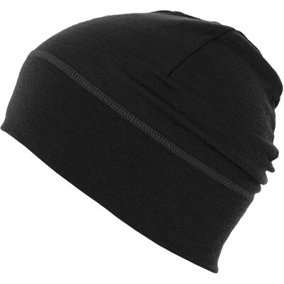 Čepice Matt LIGHT MERINO WOOL BEANIE black UNI Čepice Matt LIGHT MERINO WOOL BEANIE black UNI