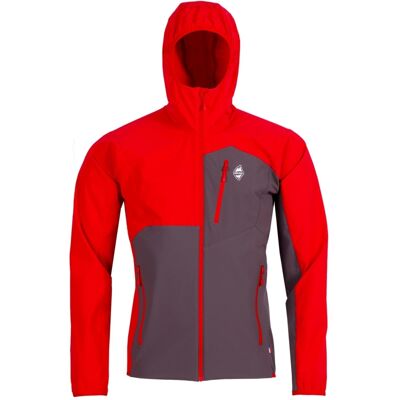 Pánská bunda High Point Versa Hoody Jacket Red/Iron gate XL Pánská bunda High Point Versa Hoody Jacket Red/Iron gate XL