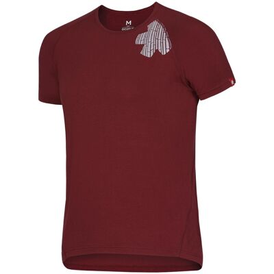 Pánské tričko Ocún BAMBOO T Blossom Men wine merlot XXL Pánské tričko Ocún BAMBOO T Blossom Men wine merlot XXL