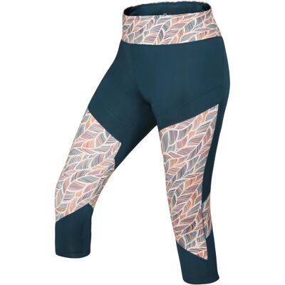 Dámské legíny Ocún RHEA 3/4 Leggings green deep teal XS Dámské legíny Ocún RHEA 3/4 Leggings green deep teal XS