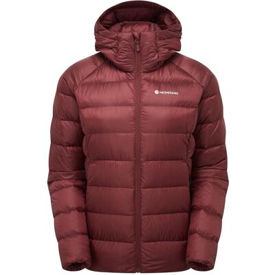 Dámská péřová bunda Montane ANTI FREEZE XT HOODIE W sumac S Dámská péřová bunda Montane ANTI FREEZE XT HOODIE W sumac S