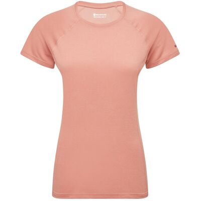 Dámské tričko s krátkým rukávem Montane DART T SHIRT W pink clay L Dámské tričko s krátkým rukávem Montane DART T SHIRT W pink clay L