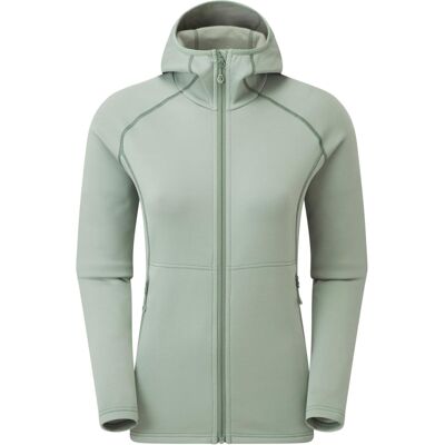 Dámská mikina na zip Montane Fury Hoodie W pale sage XS Dámská mikina na zip Montane Fury Hoodie W pale sage XS