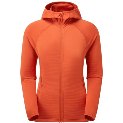 Dámská mikina na zip Montane Women's Protium Lite Hoodie saffron red XS Dámská mikina na zip Montane Women's Protium Lite Hoodie saffron red XS