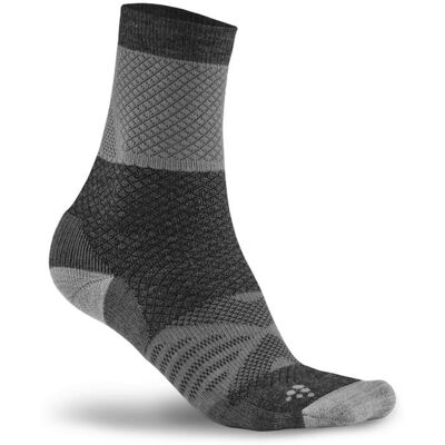Ponožky CRAFT XC Warm bílá s černou 34-36 Ponožky CRAFT XC Warm bílá s černou 34-36