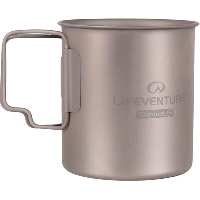 Hrnek LifeVenture Titanium - 450ml - Stříbrný Hrnek LifeVenture Titanium - 450ml - Stříbrný