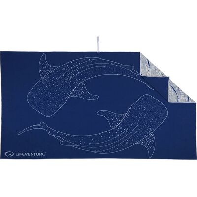 Ručník Lifeventure Recycled SoftFibre Trek Towel, whale, Giant Ručník Lifeventure Recycled SoftFibre Trek Towel, whale, Giant