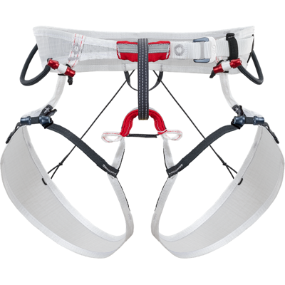 Sedací úvazek Climbing Technology ALTIMATE white/red M-L Sedací úvazek Climbing Technology ALTIMATE white/red M-L