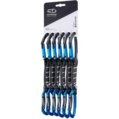 Sada expresek Climbing Technology Lime SET NY PRO 12 cm - pack of 6 anthracite/blue Sada expresek Climbing Technology Lime SET NY PRO 12 cm - pack of 6 anthracite/blue