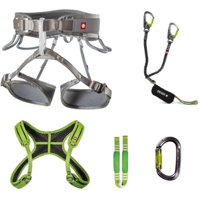 Ocún - Twist Chest Set - Šedá - XS-M - Via Ferrata Set Ocún - Twist Chest Set - Šedá - XS-M - Via Ferrata Set