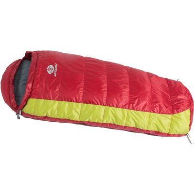 Péřový spacák Sir Joseph KIKI DOWN red/limet 85cm Péřový spacák Sir Joseph KIKI DOWN red/limet 85cm