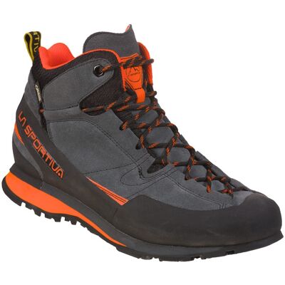 Pánské trekové boty La Sportiva Boulder X MID GTX Carbon/Flame 46 EU Pánské trekové boty La Sportiva Boulder X MID GTX Carbon/Flame 46 EU