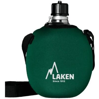 Lahev Laken hliník Clásica 1000ml se zeleným neoprenovým obalem Lahev Laken hliník Clásica 1000ml se zeleným neoprenovým obalem