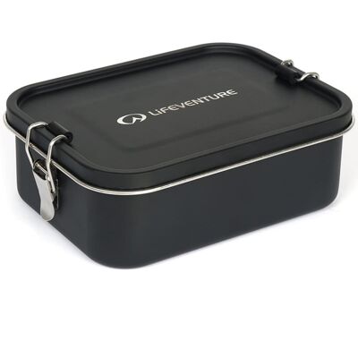 Svačinový box Lifeventure Stainless Steel Lunch Box black Svačinový box Lifeventure Stainless Steel Lunch Box black