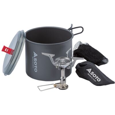 Plynový vařič Soto Amicus without igniter+New River Pot Plynový vařič Soto Amicus without igniter+New River Pot