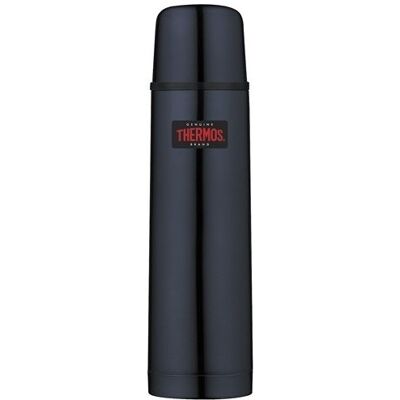 Thermos Termoska s tlačítkovým uzávěrem a šálkem tmavě modrá Thermos Termoska s tlačítkovým uzávěrem a šálkem tmavě modrá