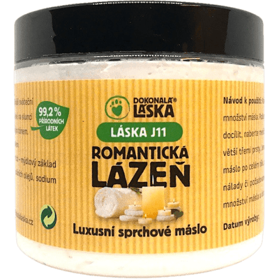 Dokonalá láska Romantická lázeň - přírodní sprchové máslo Dokonalá láska Romantická lázeň - přírodní sprchové máslo