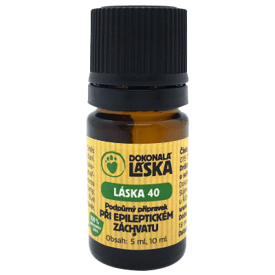 Dokonalá láska LÁSKA 40 Při epileptickém záchvatu 5 ml Dokonalá láska LÁSKA 40 Při epileptickém záchvatu 5 ml