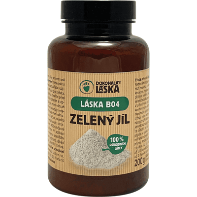 Dokonalá láska LÁSKA B04 Zelený jíl 200 g Dokonalá láska LÁSKA B04 Zelený jíl 200 g