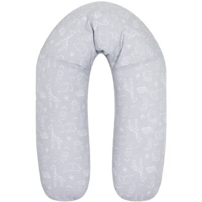 Fillikid Kojící polštář Safari grey 190 cm Fillikid Kojící polštář Safari grey 190 cm
