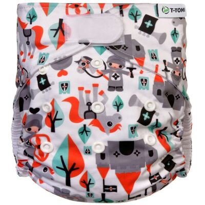 T-Tomi Kalhotková plena AIO - přebalovací set suchý zip - KNIGHTS T-Tomi Kalhotková plena AIO - přebalovací set suchý zip - KNIGHTS